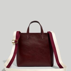 Madewell The Zip-Top Transport Crossbody: Colorblock Webbing Strap Edition NB213